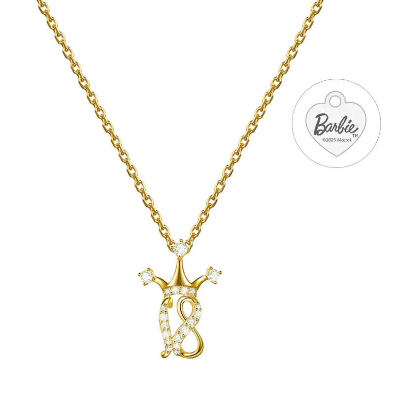 Barbie S925 Silver Necklaces Unisex-1