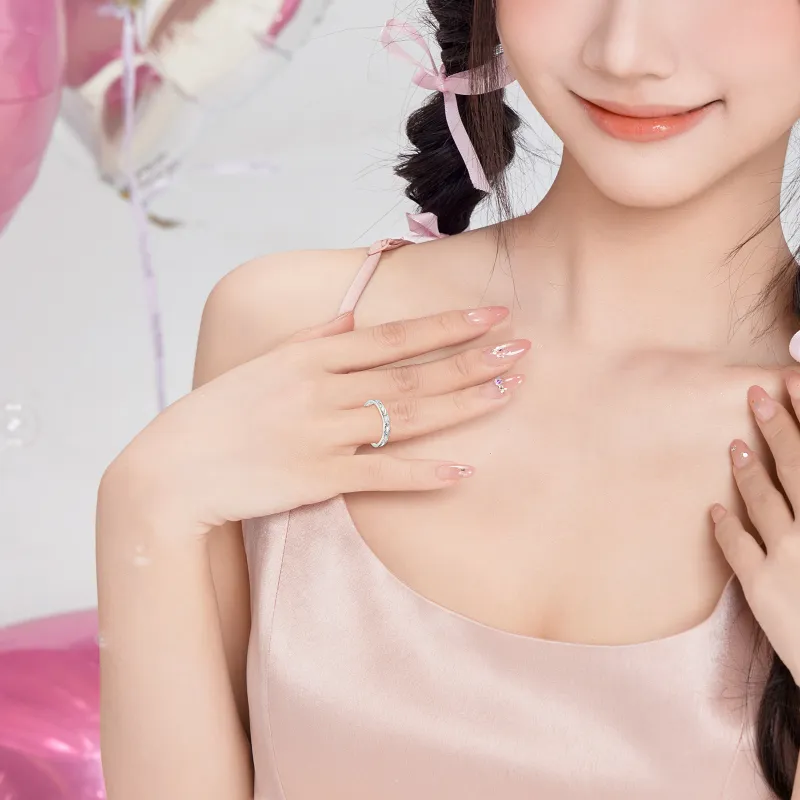 Barbie Synthetic Cubic Zirconia Rings Unisex-5