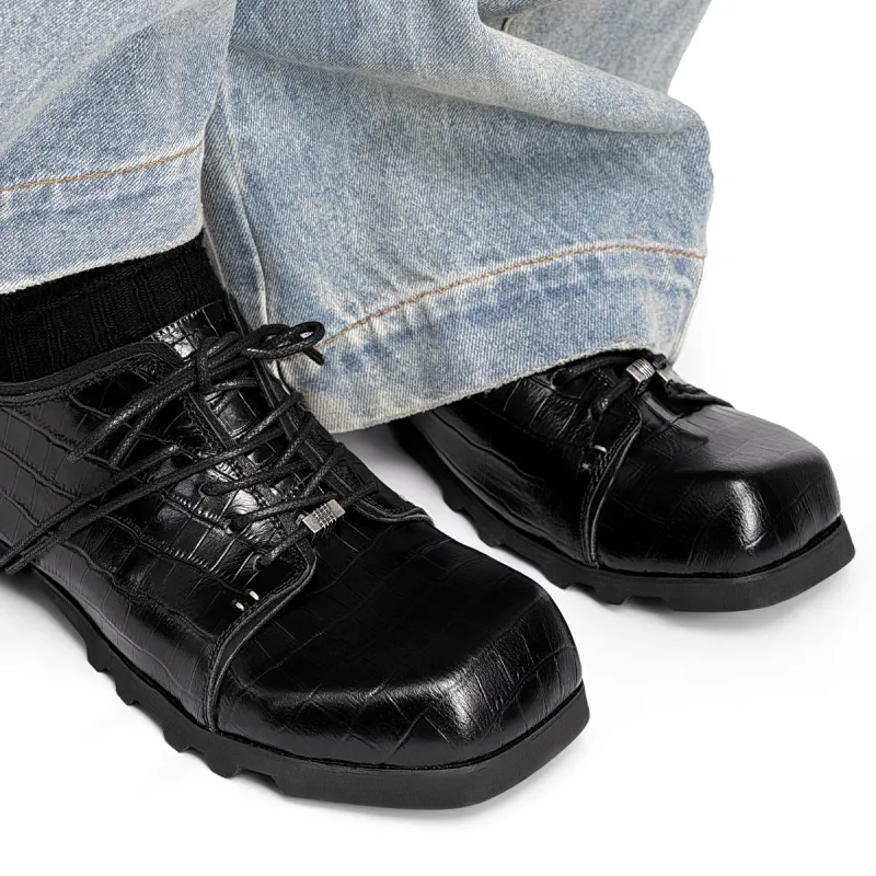 Rewrite Casual Shoes Men's Black-1