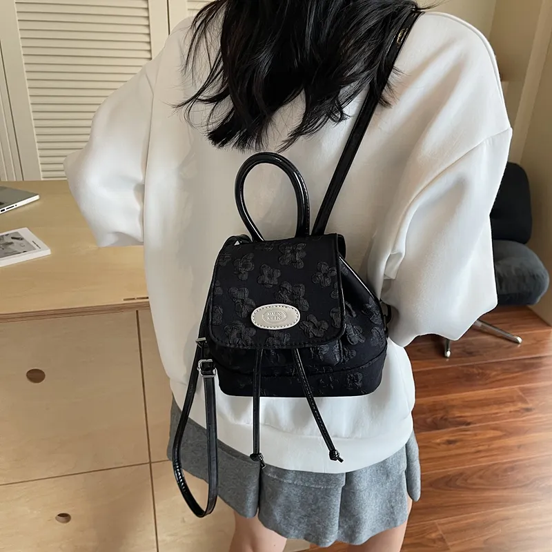 Teddy Bear Collection Fabric Backpack Women's Multicolor-11