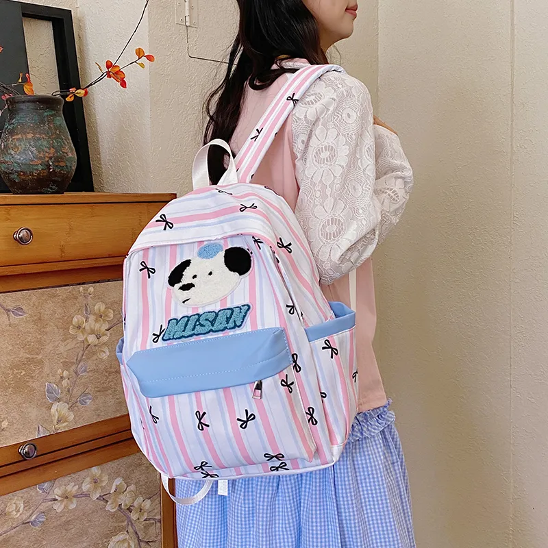 Teddy Bear Collection Nylon Backpack Women's Multicolor-10