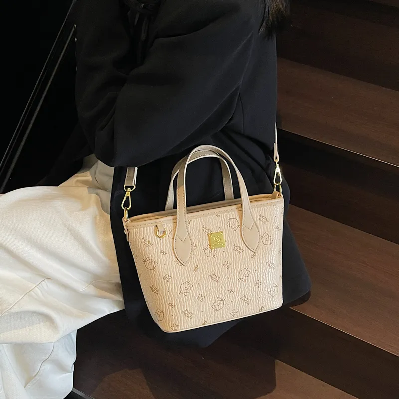 Teddy Bear Collection PU Tote Crossbody One Shoulder Handbag Women's Multicolor-17
