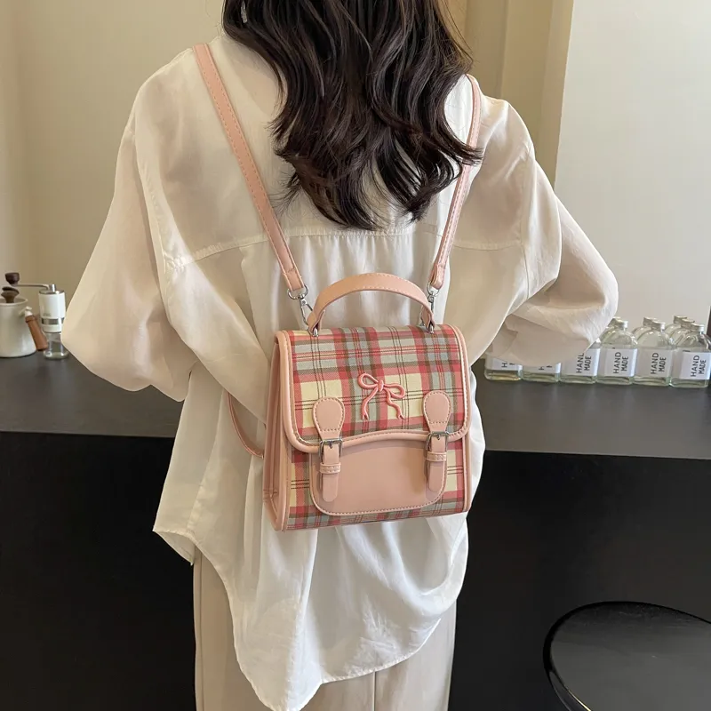 Teddy Bear Collection PU Backpack Women's Multicolor-8