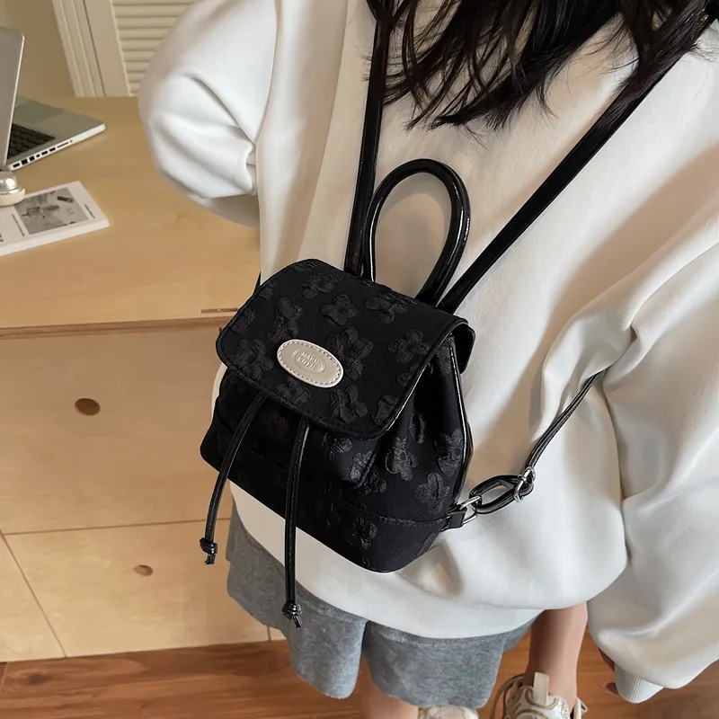 Teddy Bear Collection Fabric Backpack Women's Multicolor-9