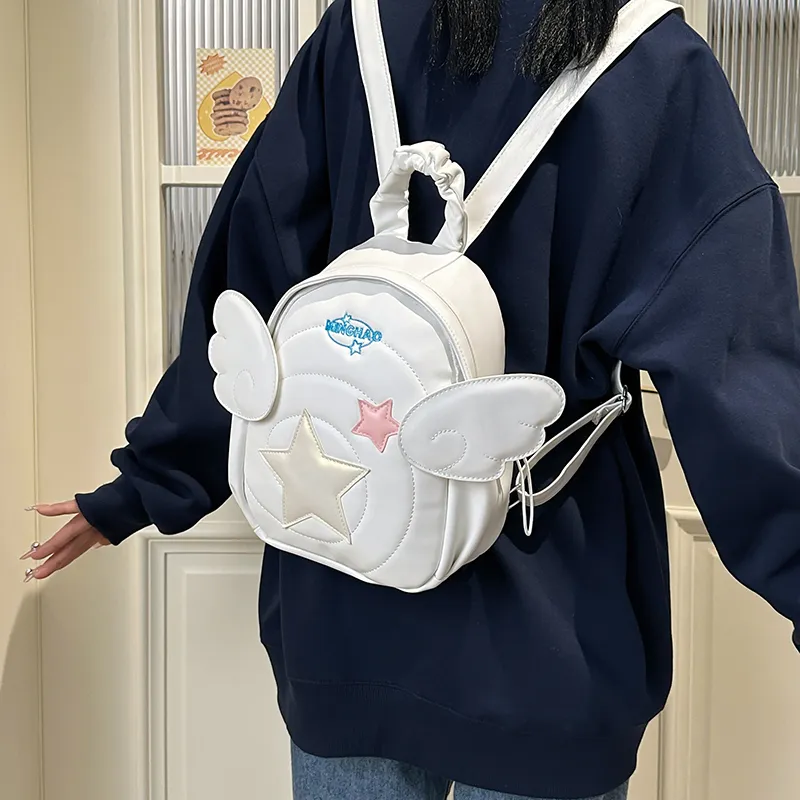 Teddy Bear Collection PU Backpack Women's Multicolor-1