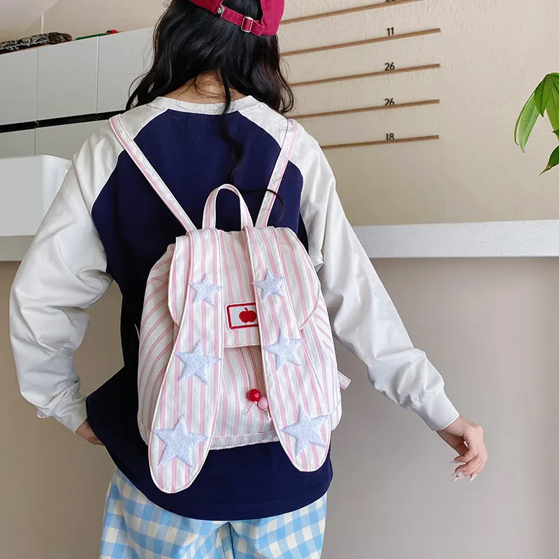 Teddy Bear Collection Fabric Backpack Women's Multicolor-5