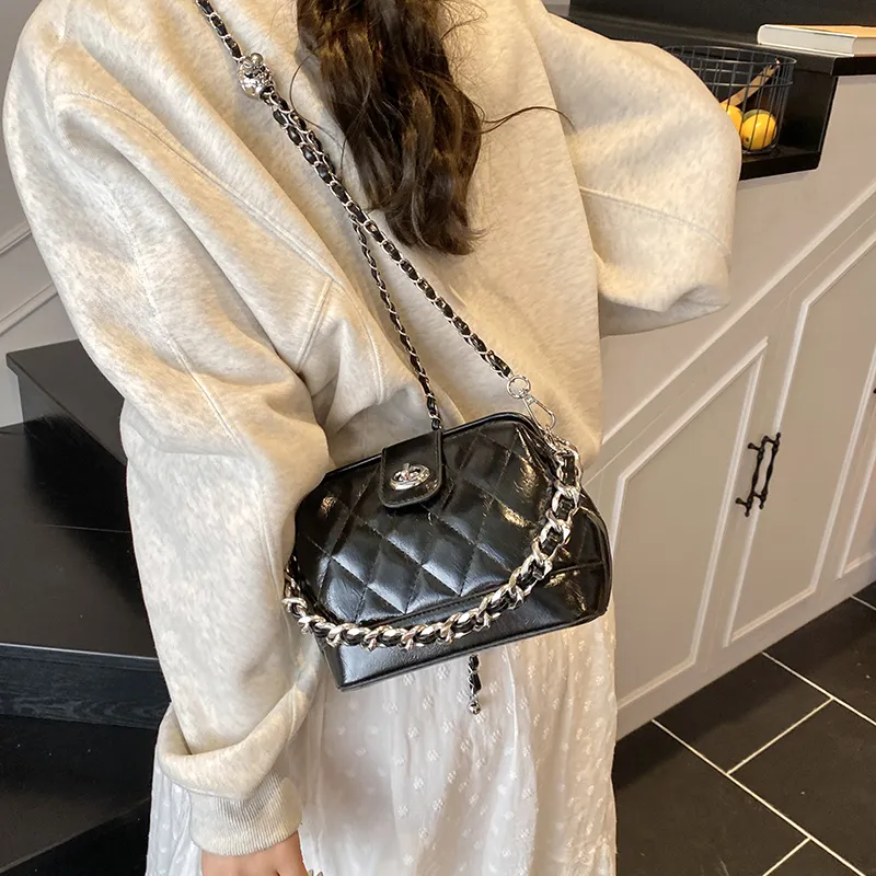 Teddy Bear Collection PU Shoulder Bag, Crossbody Bag Women's Silver/Ecru/Black/Red/Blue-16