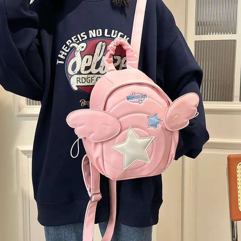 Teddy Bear Collection PU Backpack Women's Multicolor-17