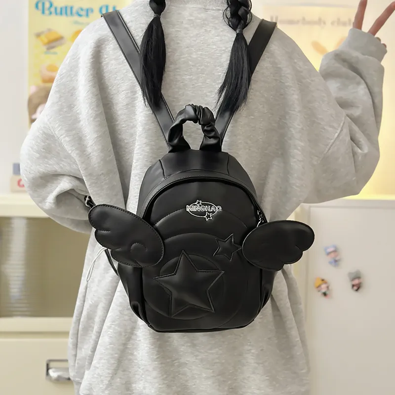 Teddy Bear Collection PU Backpack Women's Multicolor-20