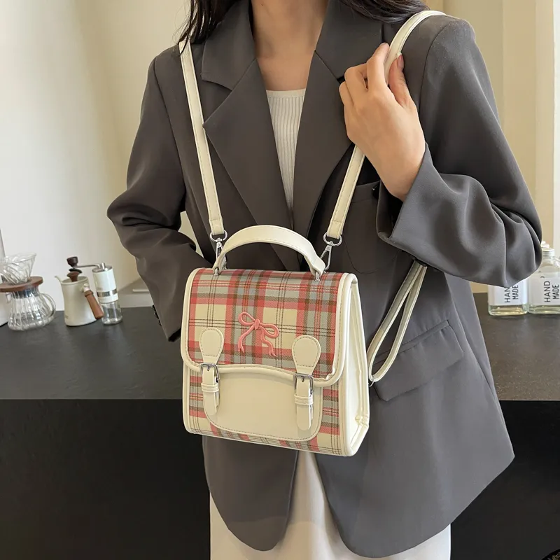 Teddy Bear Collection PU Backpack Women's Multicolor-1
