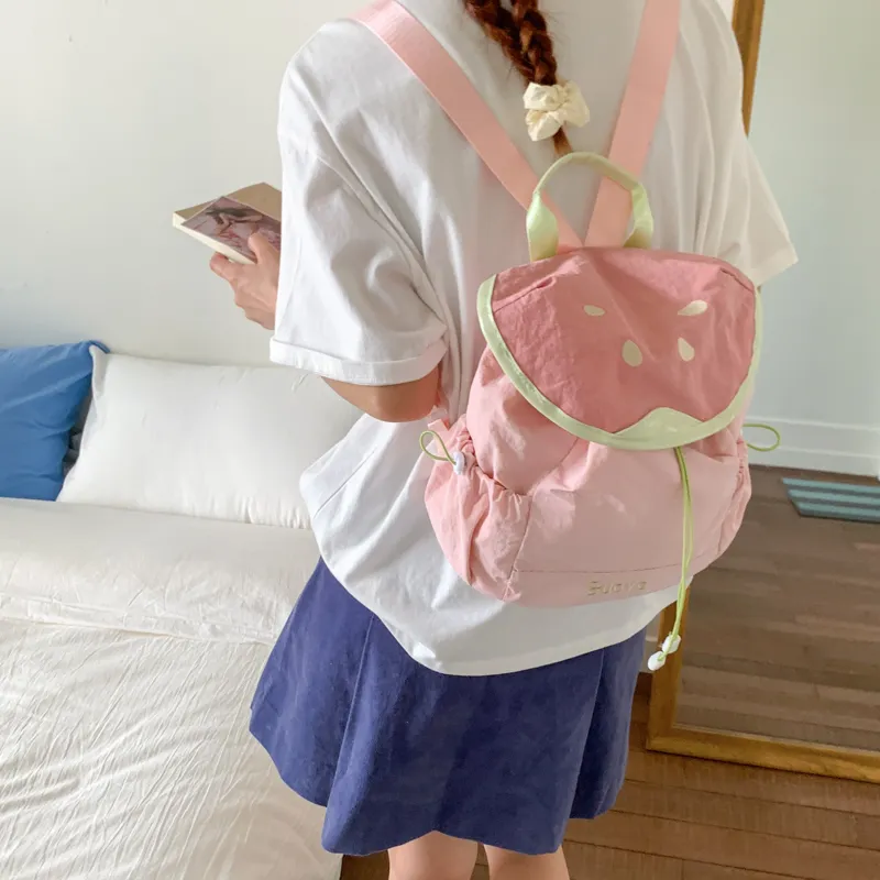 Teddy Bear Collection Nylon Backpack Women's Multicolor-4