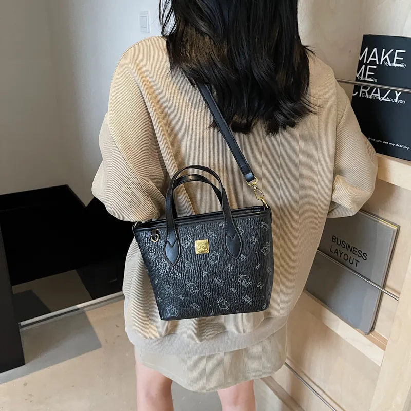 Teddy Bear Collection PU Tote Crossbody One Shoulder Handbag Women's Multicolor-19