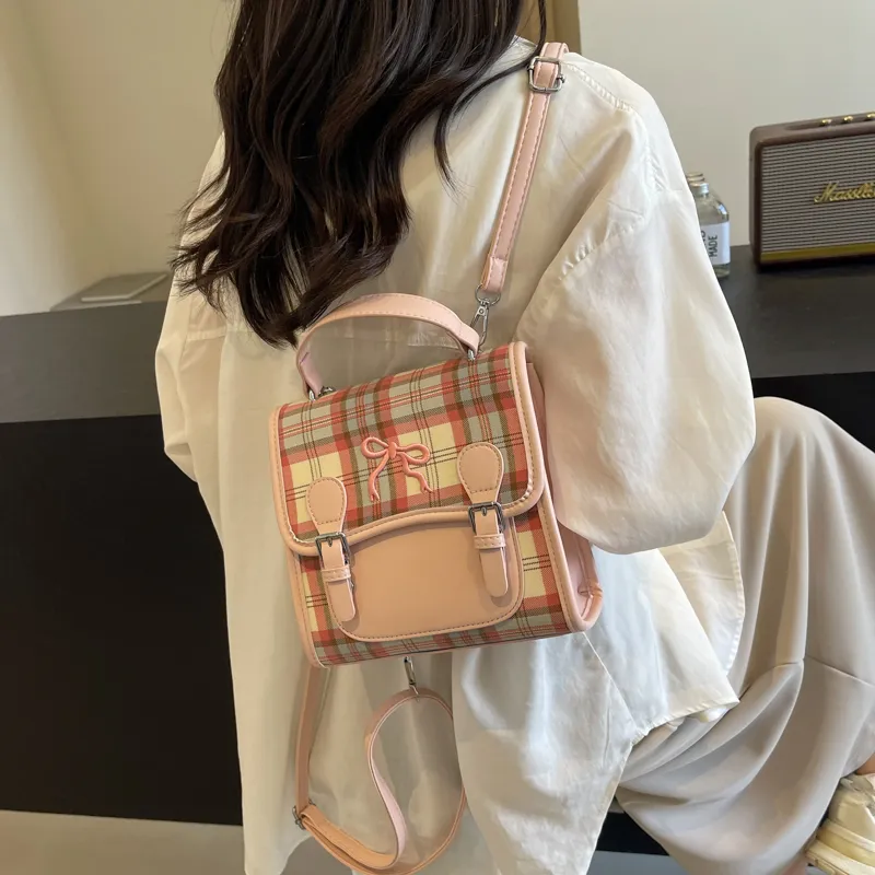 Teddy Bear Collection PU Backpack Women's Multicolor-10