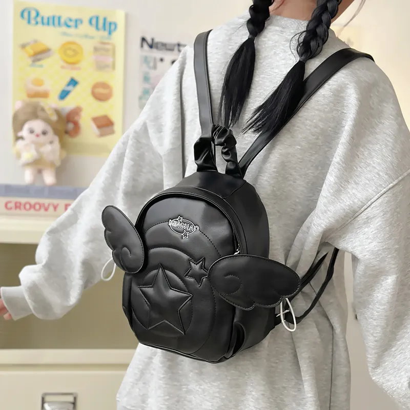 Teddy Bear Collection PU Backpack Women's Multicolor-19