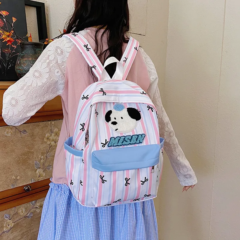 Teddy Bear Collection Nylon Backpack Women's Multicolor-8