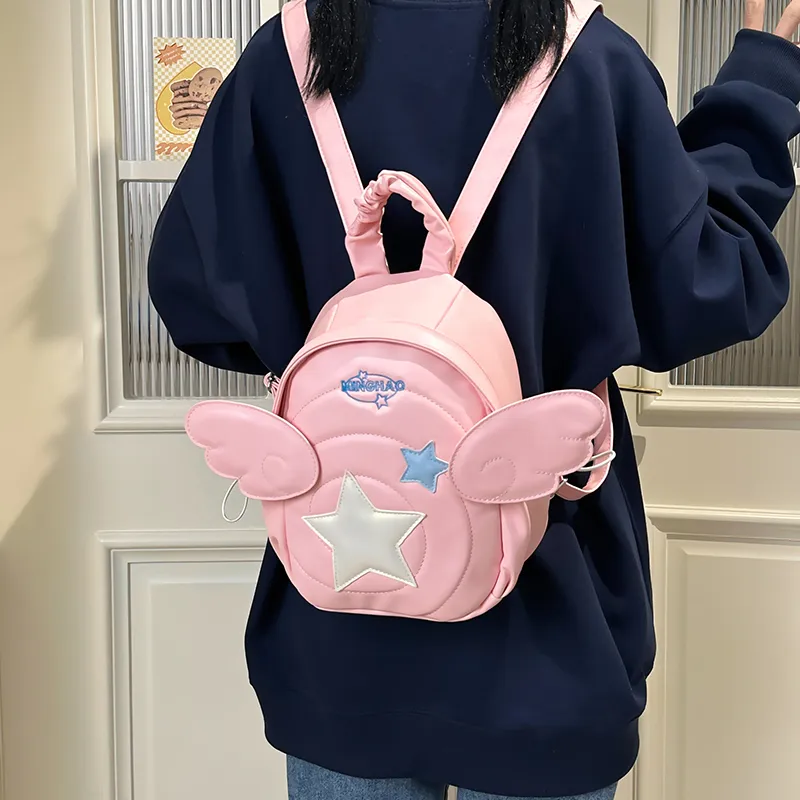 Teddy Bear Collection PU Backpack Women's Multicolor-14