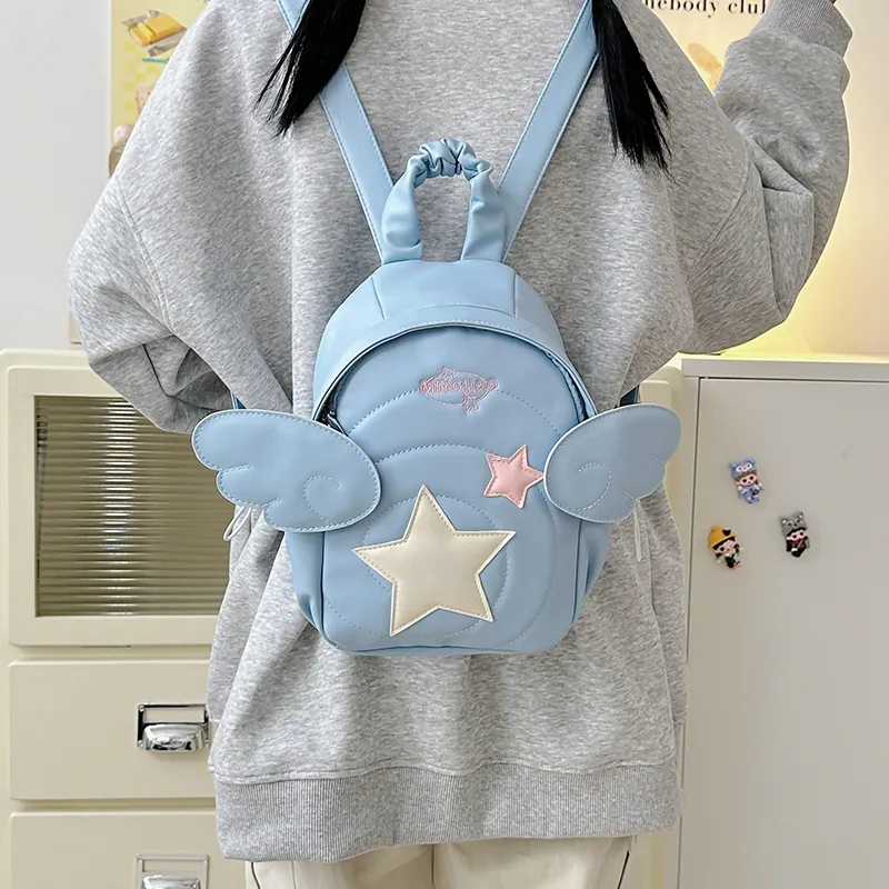 Teddy Bear Collection PU Backpack Women's Multicolor-8