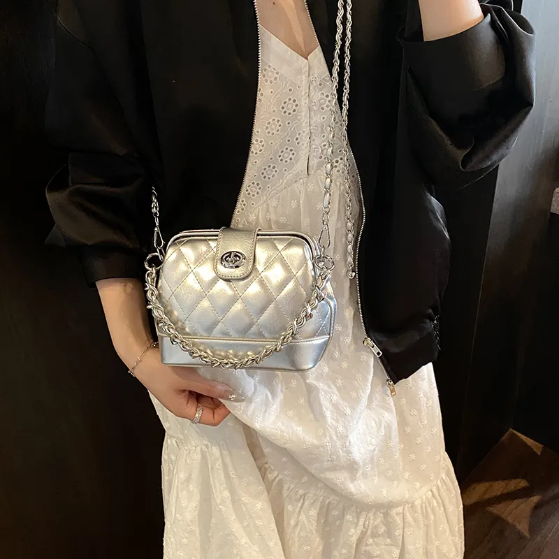 Teddy Bear Collection PU Shoulder Bag, Crossbody Bag Women's Silver/Ecru/Black/Red/Blue-4