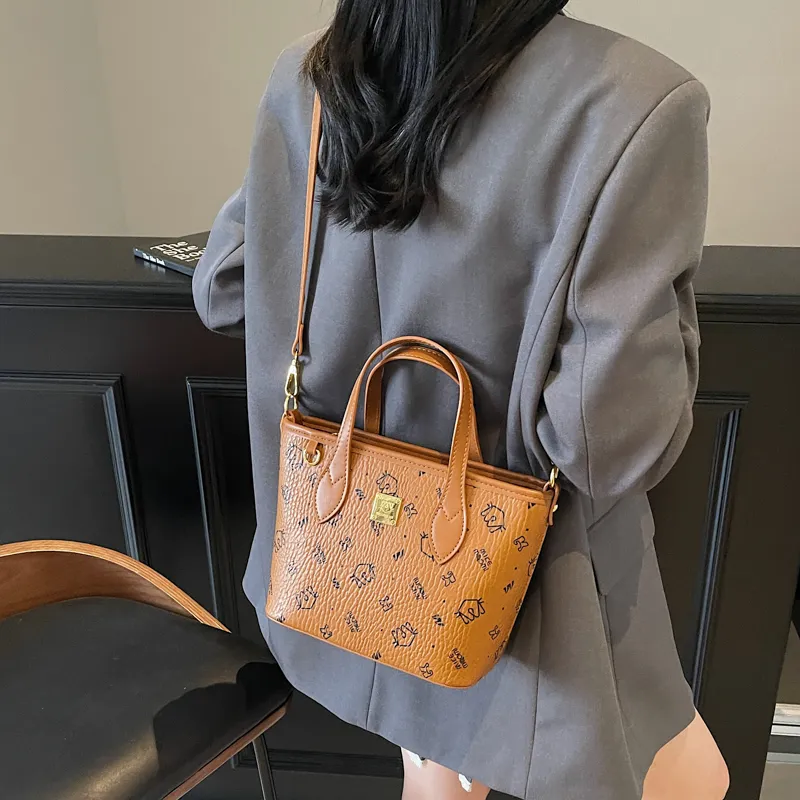 Teddy Bear Collection PU Tote Crossbody One Shoulder Handbag Women's Multicolor-11
