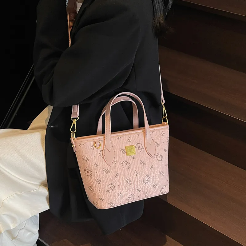 Teddy Bear Collection PU Tote Crossbody One Shoulder Handbag Women's Multicolor-1