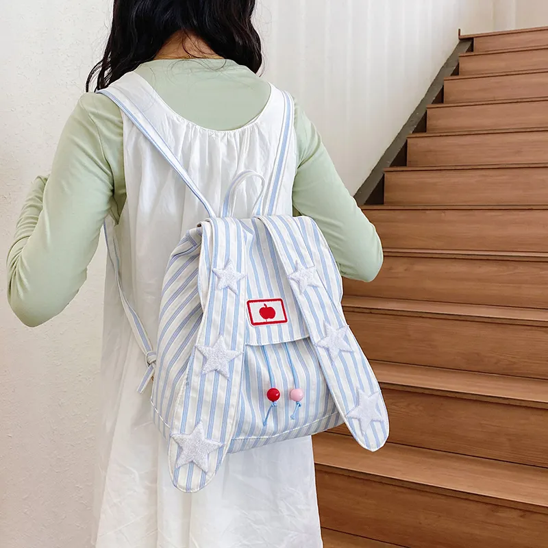Teddy Bear Collection Fabric Backpack Women's Multicolor-8
