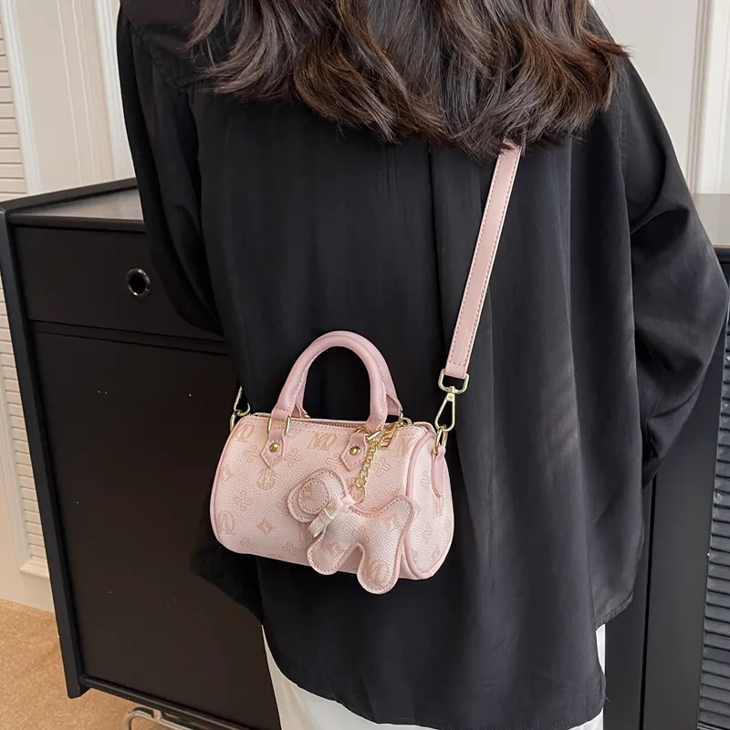 Teddy Bear Collection PU Handbag Women's Multicolor-8