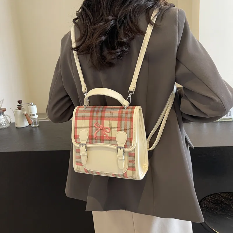 Teddy Bear Collection PU Backpack Women's Multicolor-2