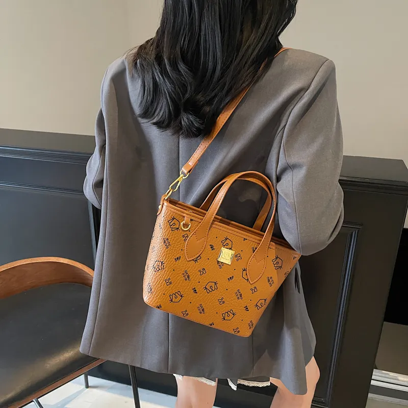 Teddy Bear Collection PU Tote Crossbody One Shoulder Handbag Women's Multicolor-8