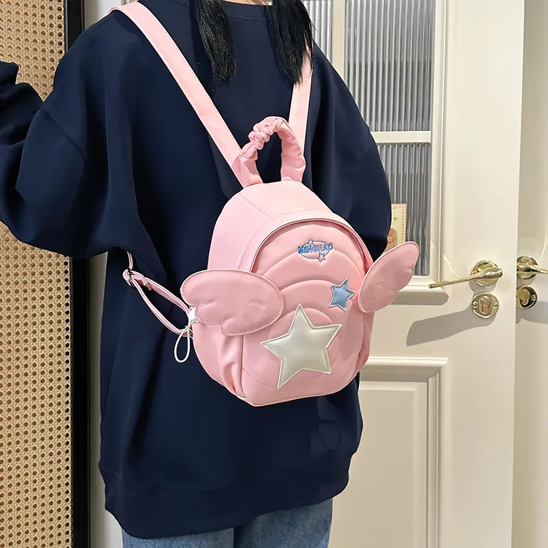 Teddy Bear Collection PU Backpack Women's Multicolor-13