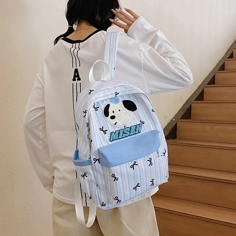 Teddy Bear Collection Nylon Backpack Women's Multicolor-5