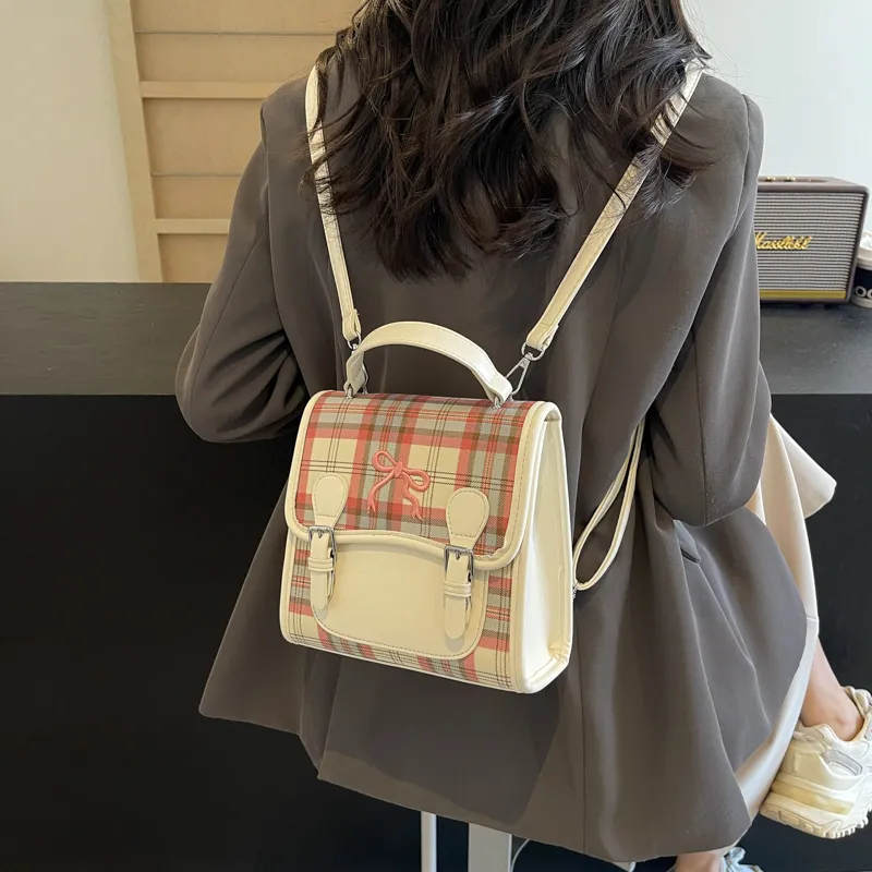 Teddy Bear Collection PU Backpack Women's Multicolor-4