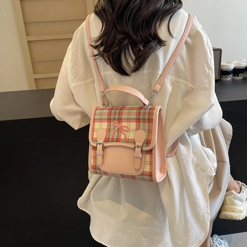 Teddy Bear Collection PU Backpack Women's Multicolor-9