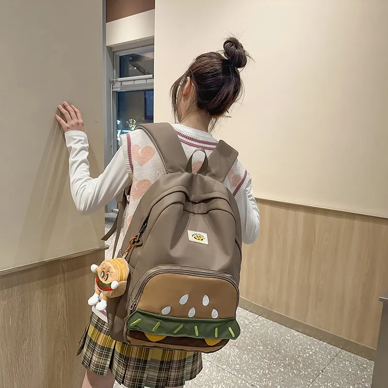 Teddy Bear Collection Nylon Backpack Regular Women's Multicolor-21