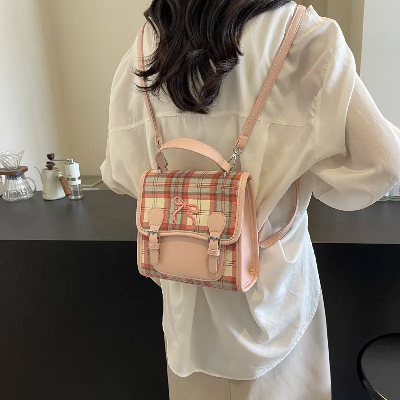 Teddy Bear Collection PU Backpack Women's Multicolor-7