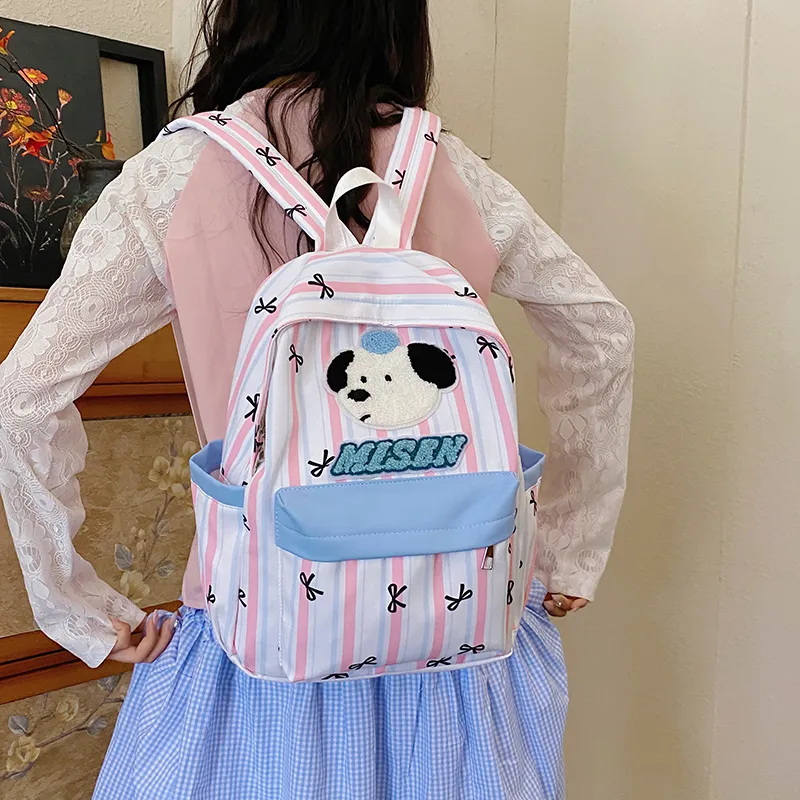 Teddy Bear Collection Nylon Backpack Women's Multicolor-9
