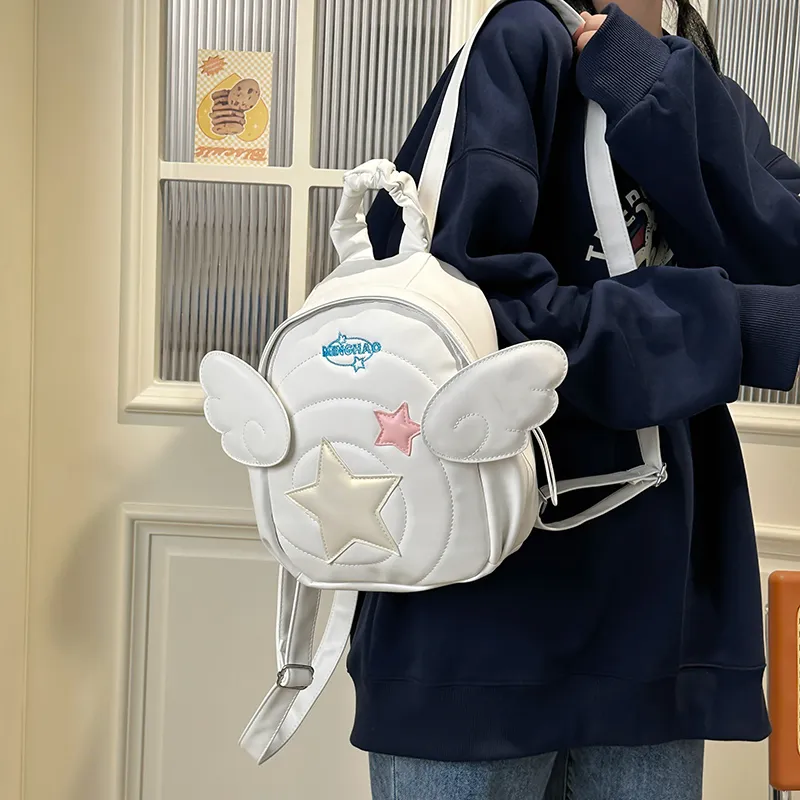 Teddy Bear Collection PU Backpack Women's Multicolor-3