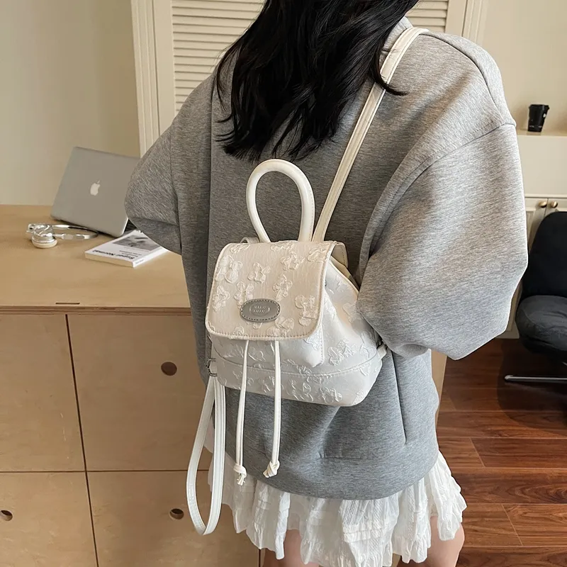 Teddy Bear Collection Fabric Backpack Women's Multicolor-5