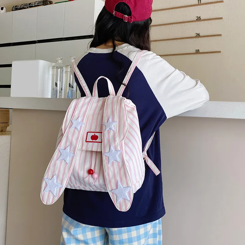 Teddy Bear Collection Fabric Backpack Women's Multicolor-1