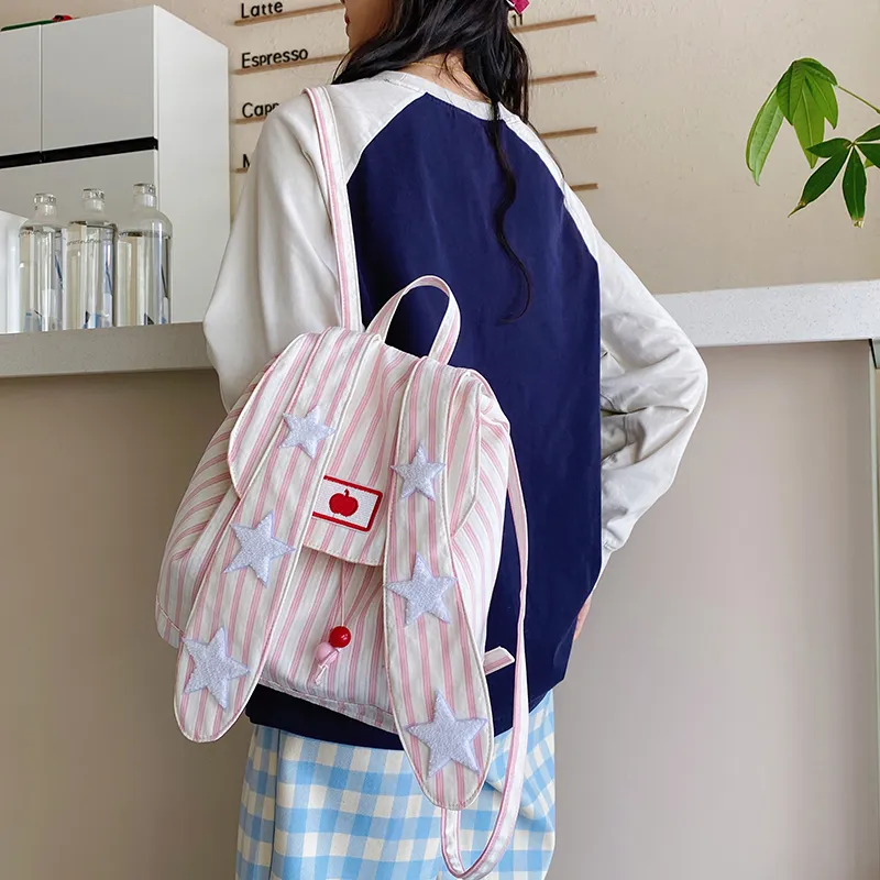 Teddy Bear Collection Fabric Backpack Women's Multicolor-3