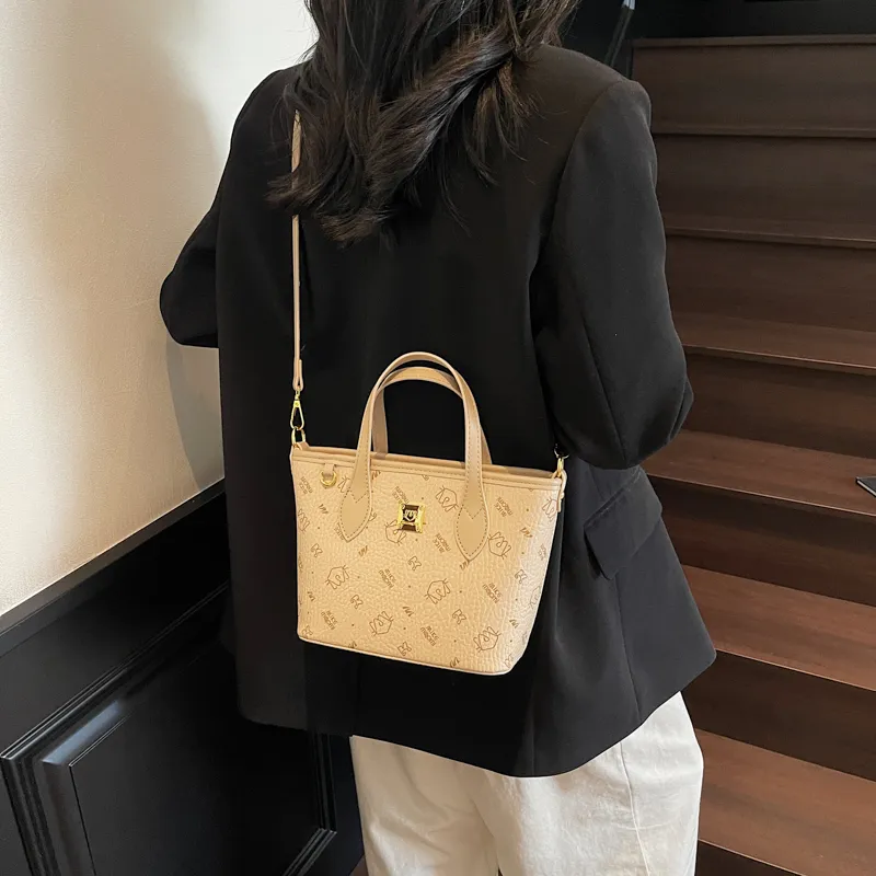 Teddy Bear Collection PU Tote Crossbody One Shoulder Handbag Women's Multicolor-15