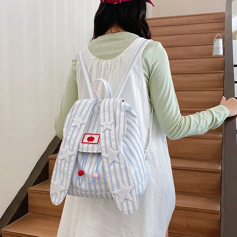 Teddy Bear Collection Fabric Backpack Women's Multicolor-7