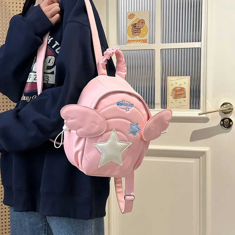 Teddy Bear Collection PU Backpack Women's Multicolor-16