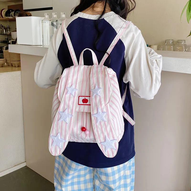 Teddy Bear Collection Fabric Backpack Women's Multicolor-4