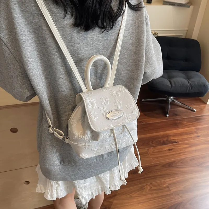 Teddy Bear Collection Fabric Backpack Women's Multicolor-4