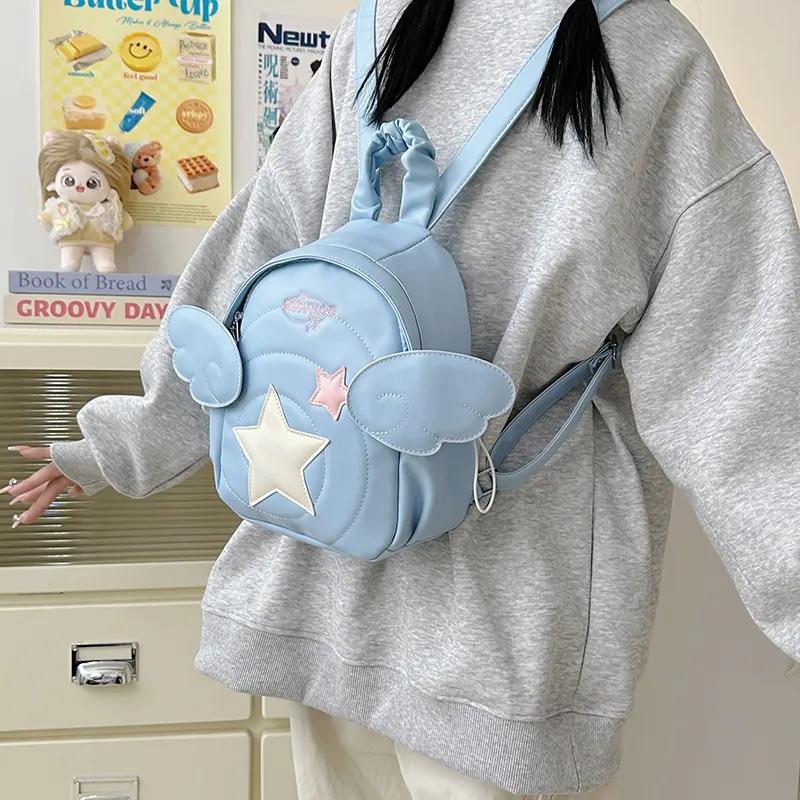 Teddy Bear Collection PU Backpack Women's Multicolor-7