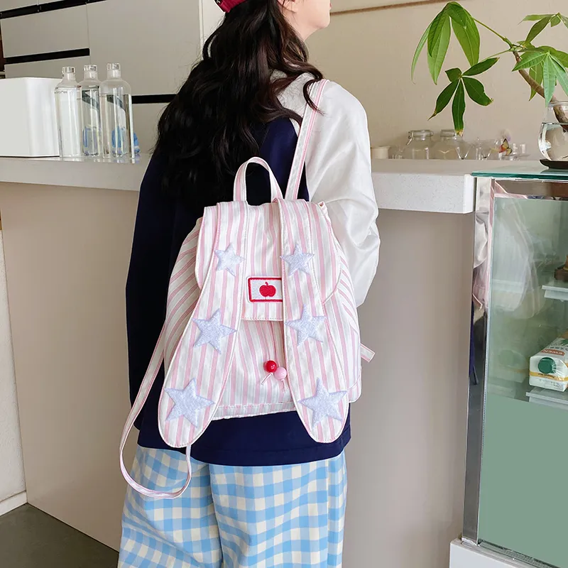 Teddy Bear Collection Fabric Backpack Women's Multicolor-2