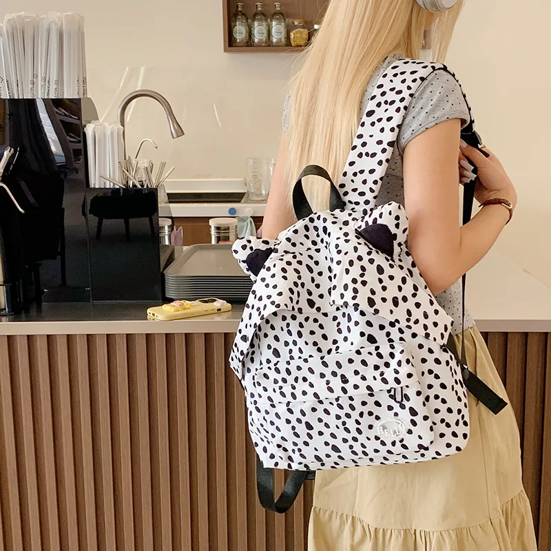 Teddy Bear Collection Corduroy Backpack Regular Women's Multicolor-11