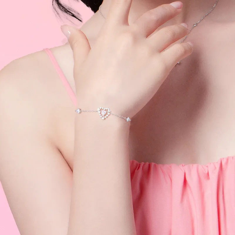 FANCI Sweetheart Girl Series S925 Silver Accessories Women's-1