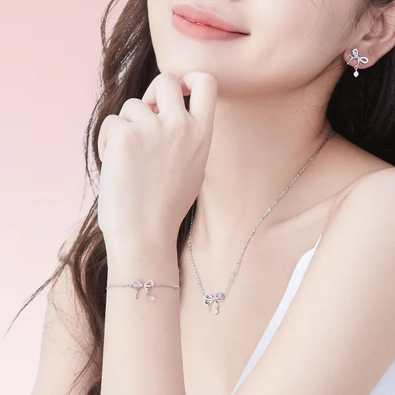 FANCI Dynamic Connection Series 925 Sterling Silver Spliced Chain Women's-5