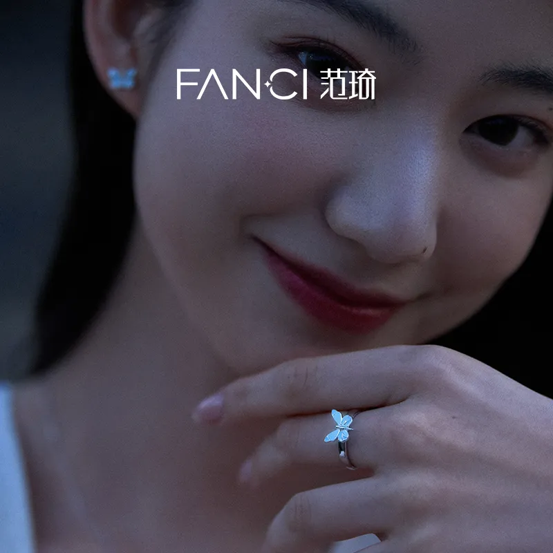 FANCI S925 Silver Rings Women's-4
